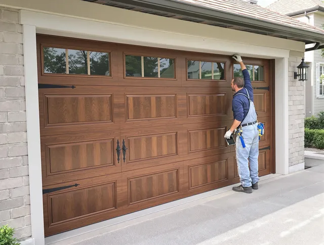 Custom garage door showcase by Bellingham Garage Door Repair in Bellingham