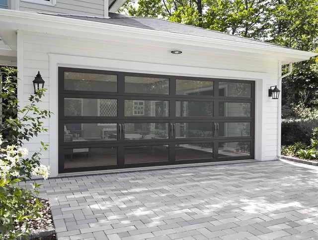 Bellingham Garage Door Repair design specialist presenting custom garage door options to Bellingham homeowner