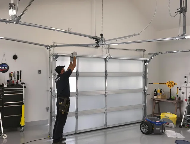 Bellingham Garage Door Repair certified team performing precision garage door installation in Bellingham