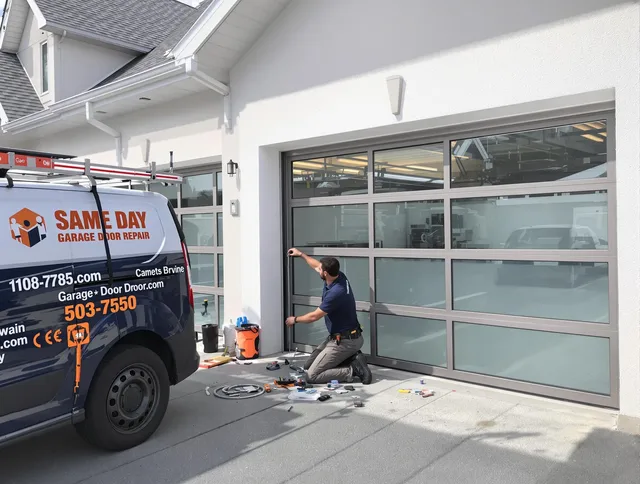Same-day garage door repair service by Bellingham Garage Door Repair in Bellingham
