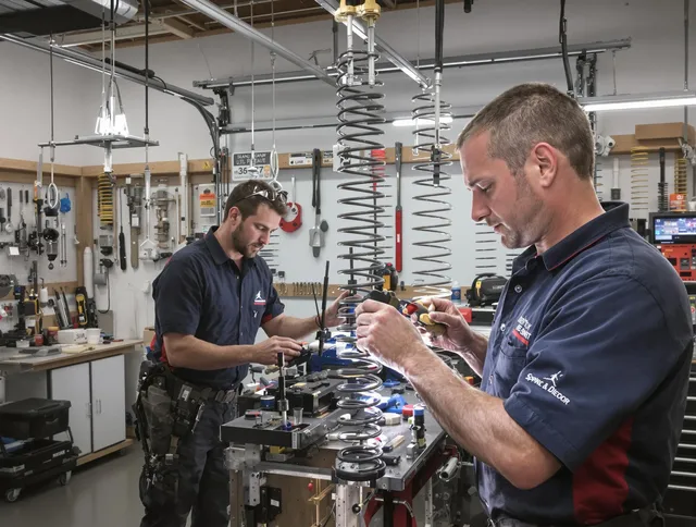 Garage door spring repair service by Bellingham Garage Door Repair in Bellingham